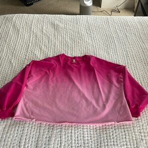 Lululemon Ombré Pink Boxy Sweatshirt